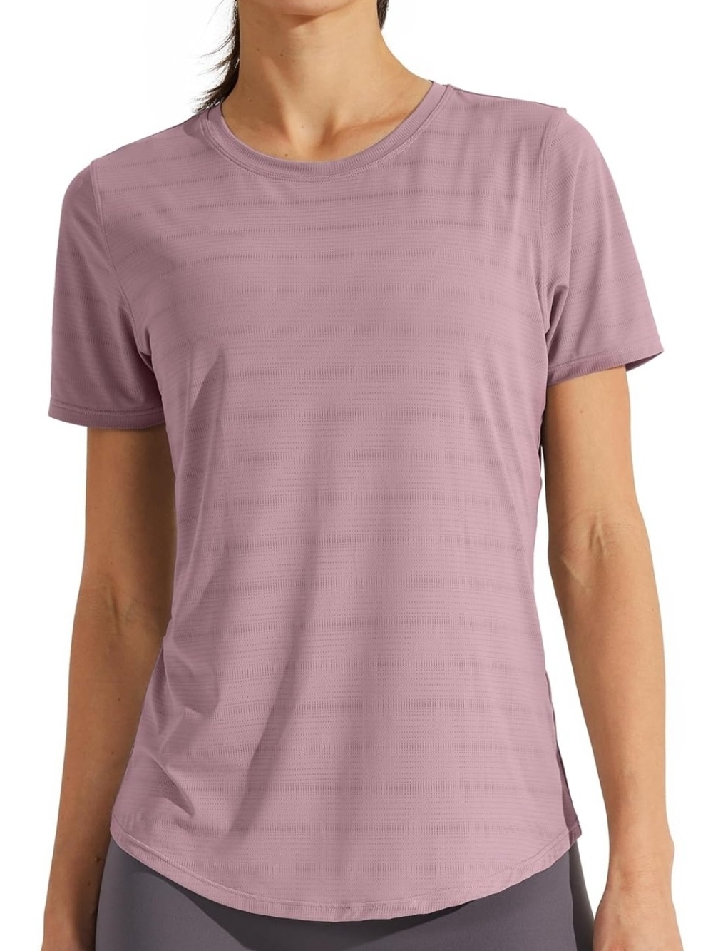 Women’s Short Sleeve Active Tee - Dusty Rose